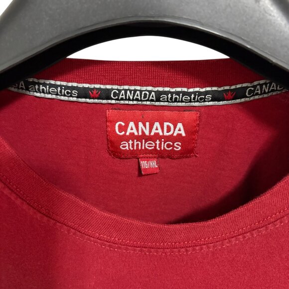 Vintage Canada 1867 Red And White Long Sleeve Shirt Men’s Size XXL - Picture 3 of 6